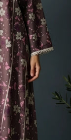 Sufaid Digital Lawn - Stitched 2 pc