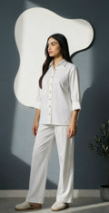 Sufaid Imported Wash and Wear -Stitched - Coord Set
