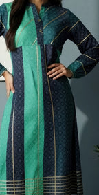 Sufaid Chunri - Stitched Long Frock 1 pc