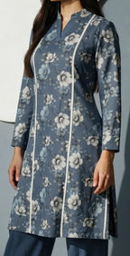 Sufaid Digital Lawn - Stitched 2 pc