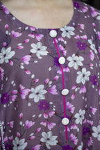 Mauve Purple Digital Lawn - Stitched 2 Piece