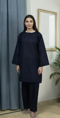 Everyday Black Solid Limited Edition- Stitched 2 piece