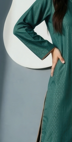Sufaid Dobby Masoori -Stitched- Embroidered 3pc