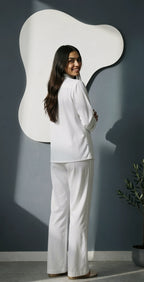 Sufaid Imported Wash and Wear -Stitched - Coord Set