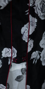 Black And White Digital Lawn -Stitched 2 Piece
