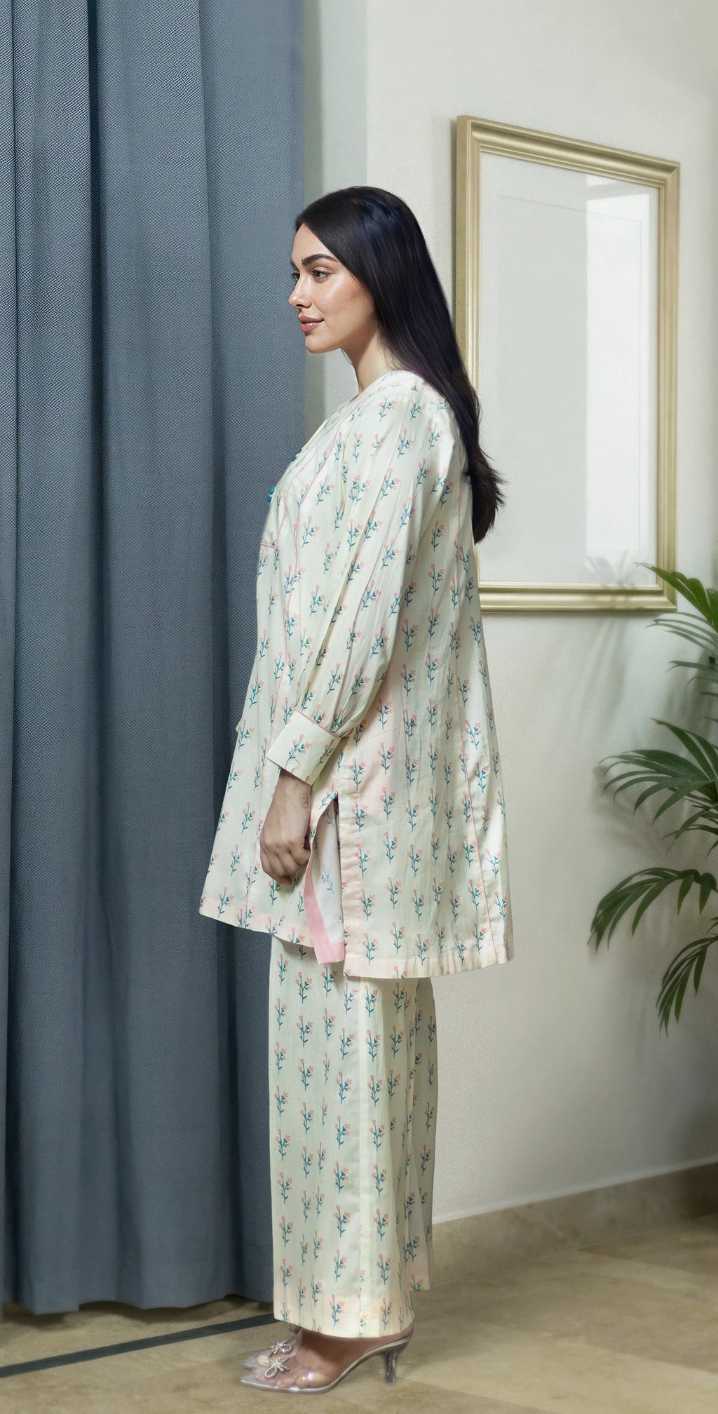 Ivory Cream Everyday Co-ord Set - Stitched