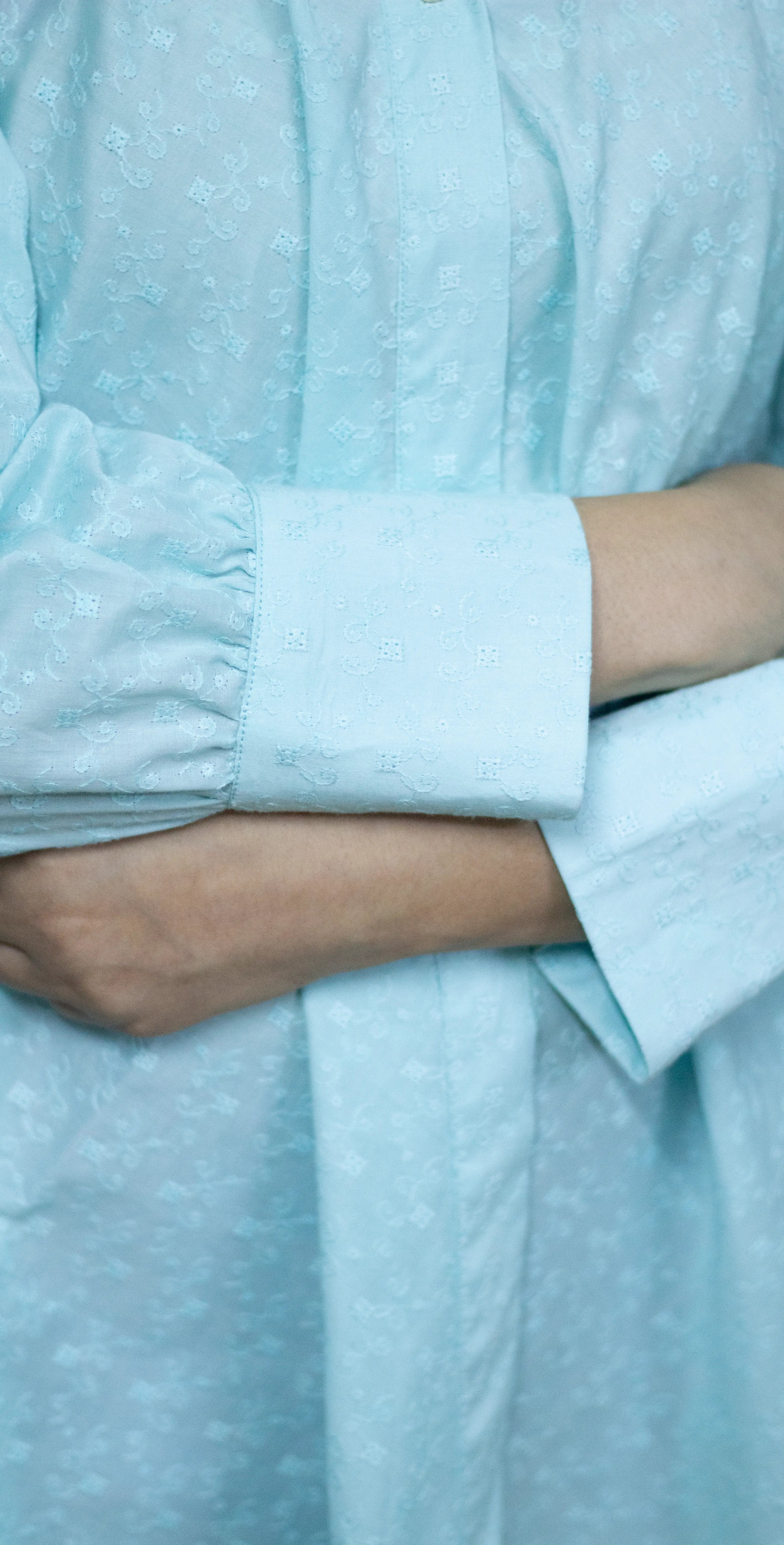 Ice Blue Chicken Kari Everyday Top - Stitched 1 Piece