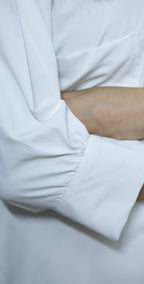 White Imported Wash and Wear Co-ord Set - Stitched