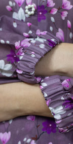 Mauve Purple Digital Lawn – Stitched 2 Piece