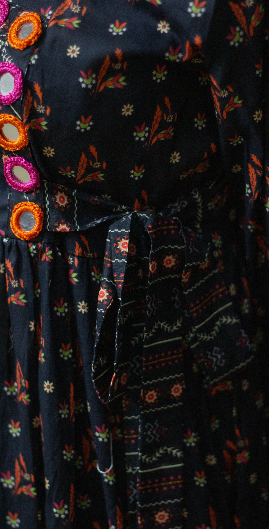 Black Premium Print Lawn  - Stitched 2 Piece