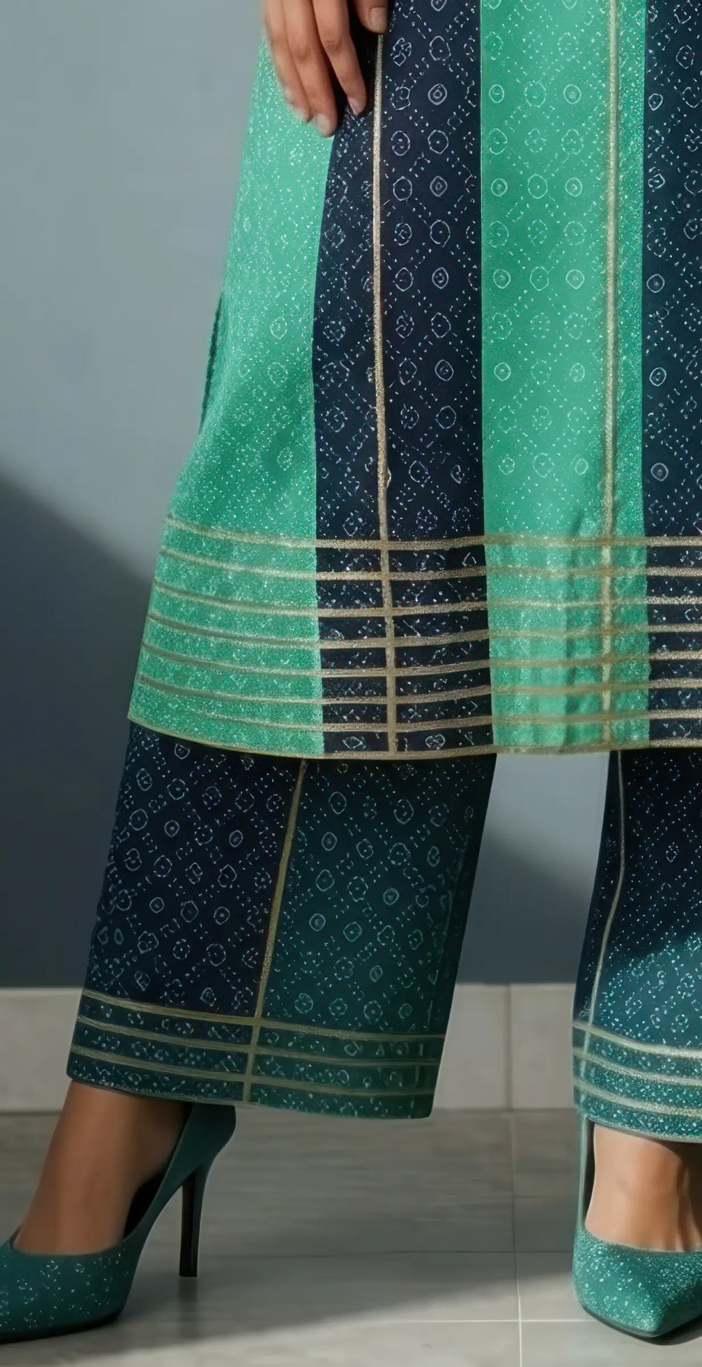 Sufaid Chunri - Stitched Long Frock 1 pc