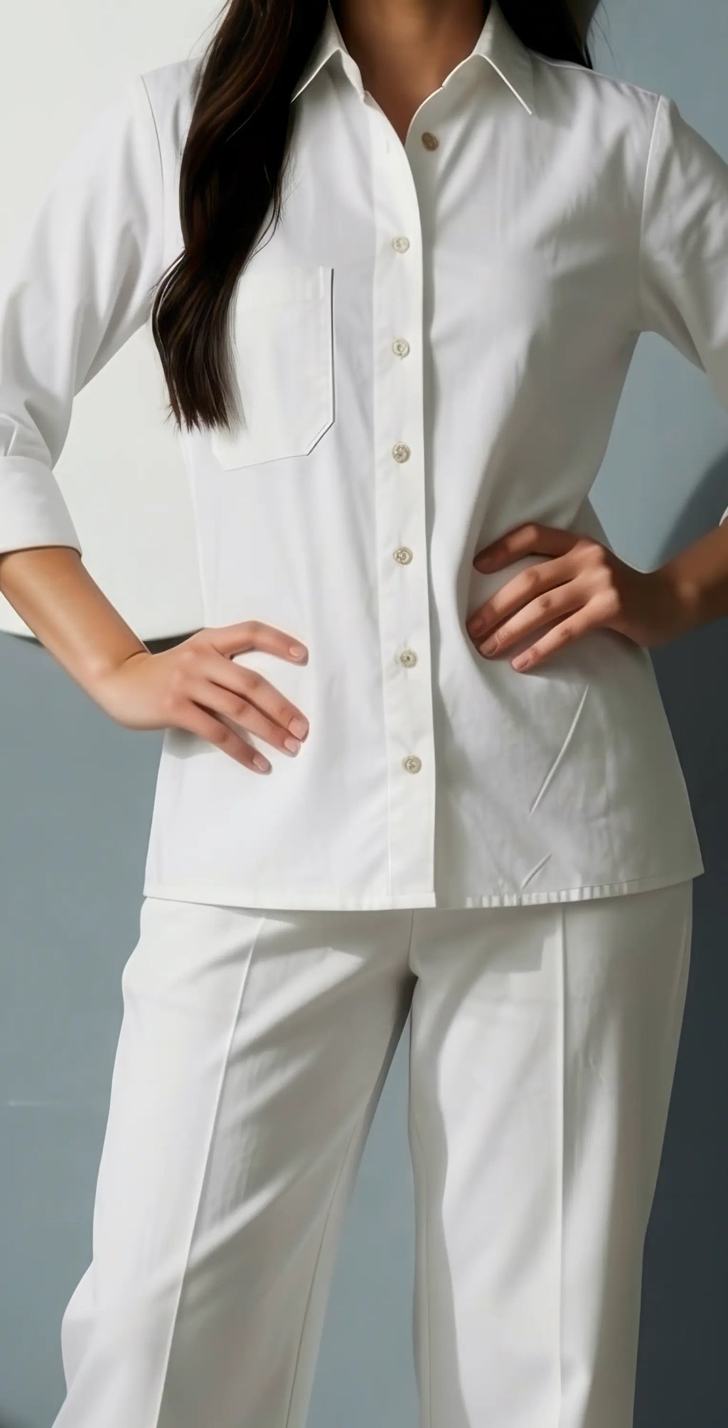 Sufaid Imported Wash and Wear -Stitched - Coord Set