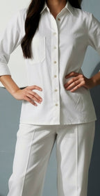 Sufaid Imported Wash and Wear -Stitched - Coord Set