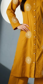 Sufaid Rib Lawn - Embroidered shirt - 2pc