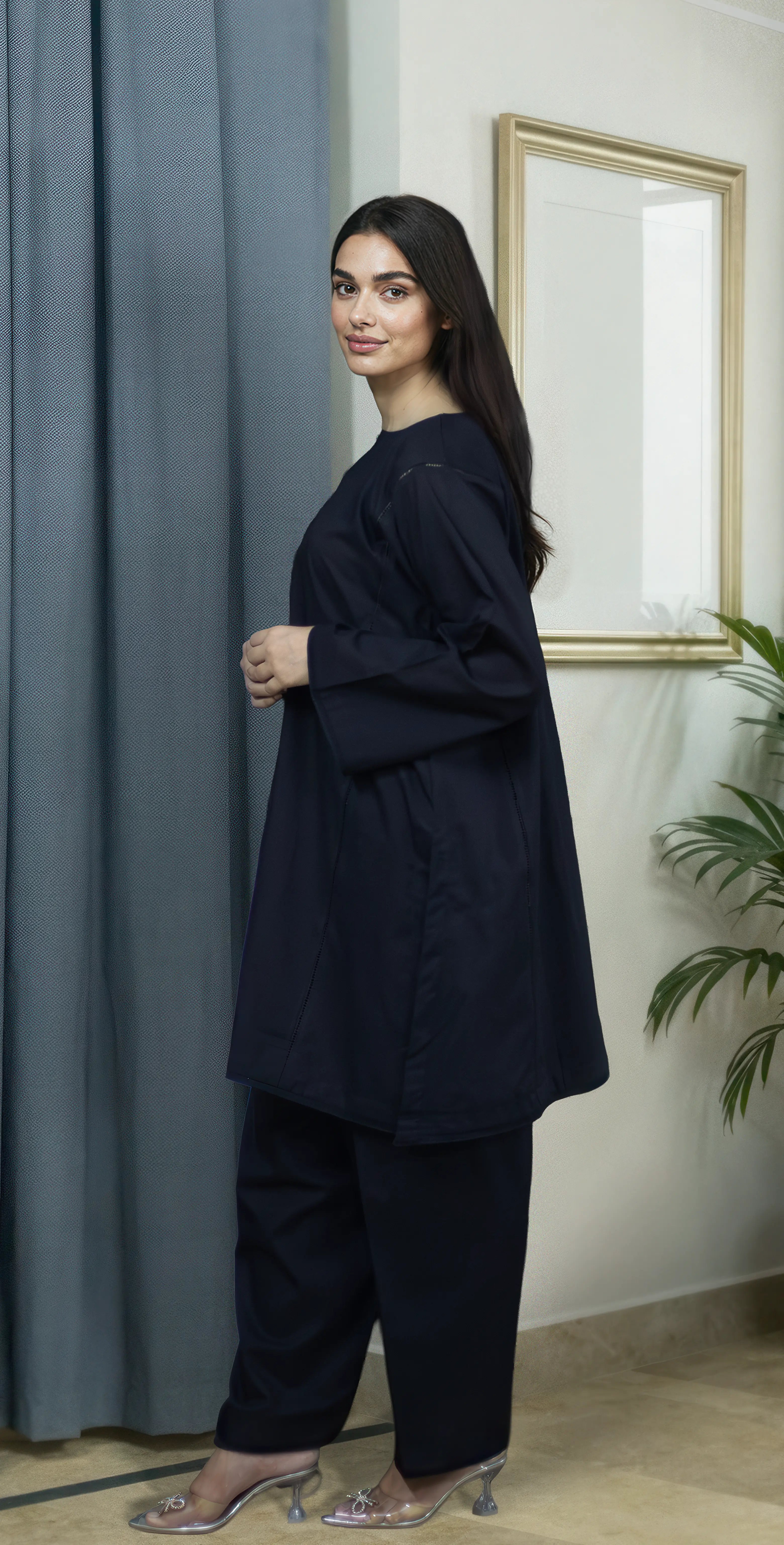 Everyday Black Solid Limited Edition- Stitched 2 piece