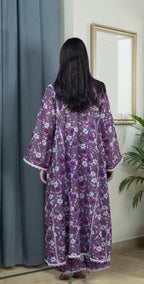 Mauve Purple Digital Lawn - Stitched 2 Piece