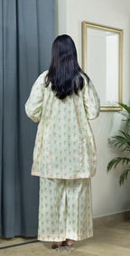 Ivory Cream Everyday Co-ord Set - Stitched