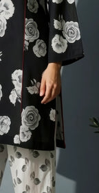 Sufaid Digital Lawn - Stitched 3pc
