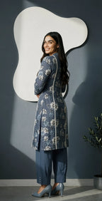 Sufaid Digital Lawn - Stitched 2 pc
