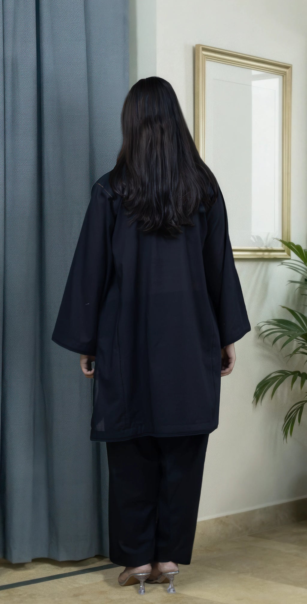 Everyday Black Solid Limited Edition- Stitched 2 piece