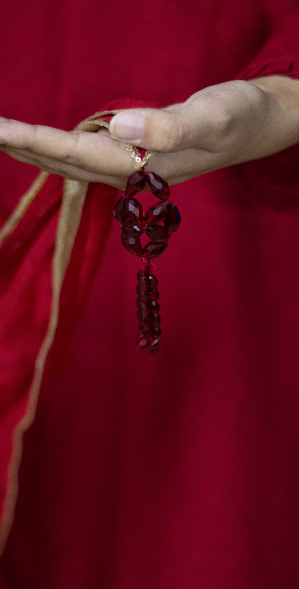 Maroon Red Chicken Kari - Stitched 3 Piece