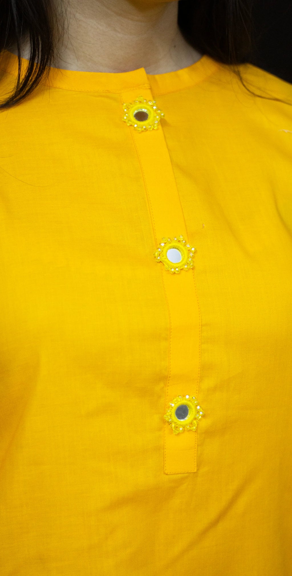 Everyday Yellow Kurta Set - Stitched