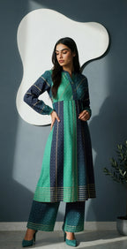 Sufaid Chunri - Stitched Long Frock 1 pc